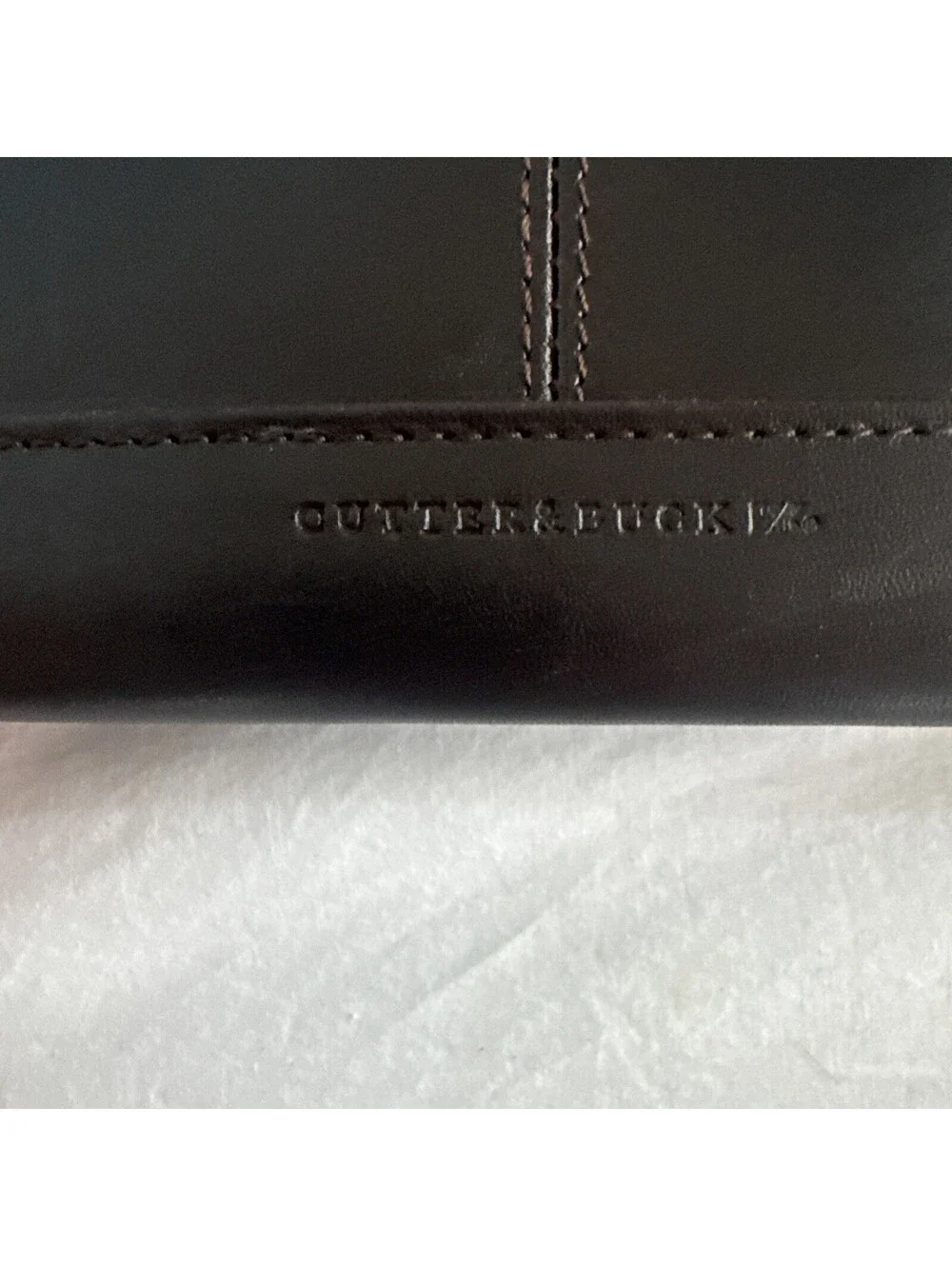 CUTTER & BUCK Brown Leather Travel Wallet Organizer